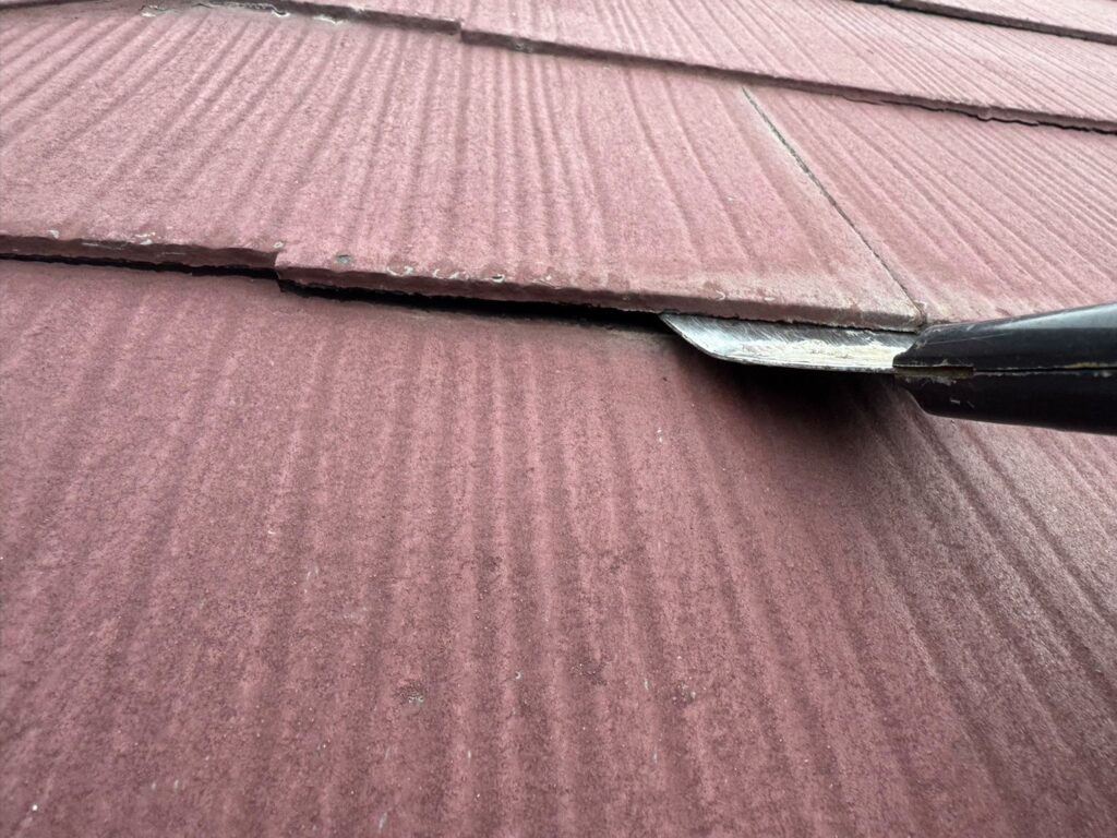 タスペーサー01取り付け<br />
（雨漏れ防止の為に必要な工程です。）